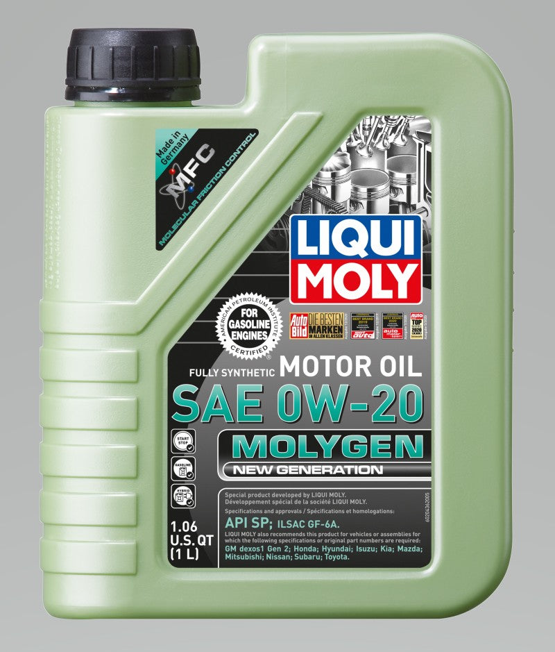 Load image into Gallery viewer, LIQUI MOLY 1L Molygen New Generation Motor Oil SAE 0W20
