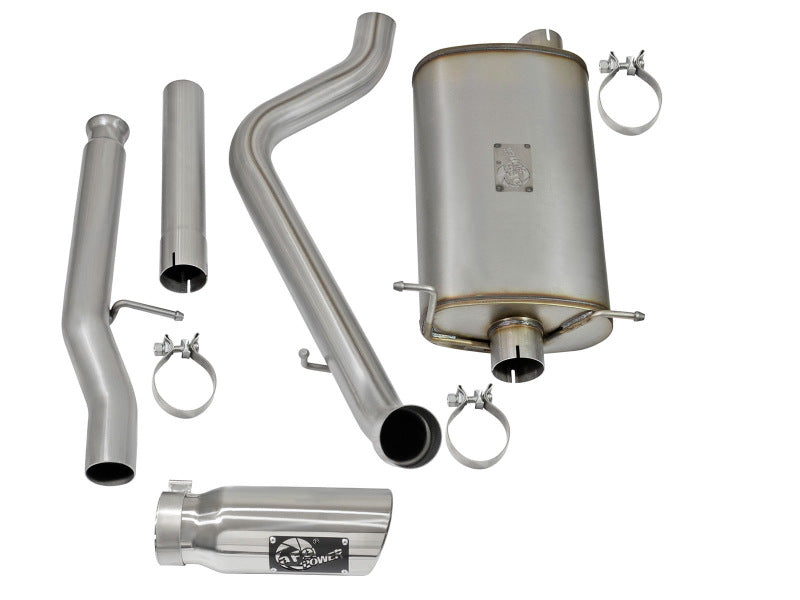 Load image into Gallery viewer, aFe MACHForce XP Exhausts Cat-Back Polished Tips 09-17 GM Silverado 1500 4.3/5.3L RegCab SB/LB
