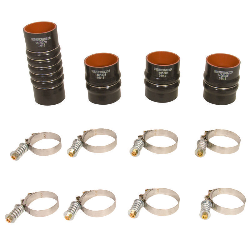 Load image into Gallery viewer, BD Diesel Intercooler Hose/Clamp Kit - Dodge 2003-2007 5.9L
