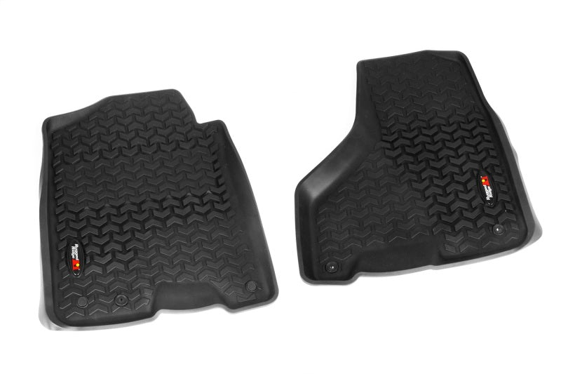 Load image into Gallery viewer, Rugged Ridge Floor Liner Front Black 2009-2018 Dodge Ram 1500 / 2500 / 3500 Crew Cab
