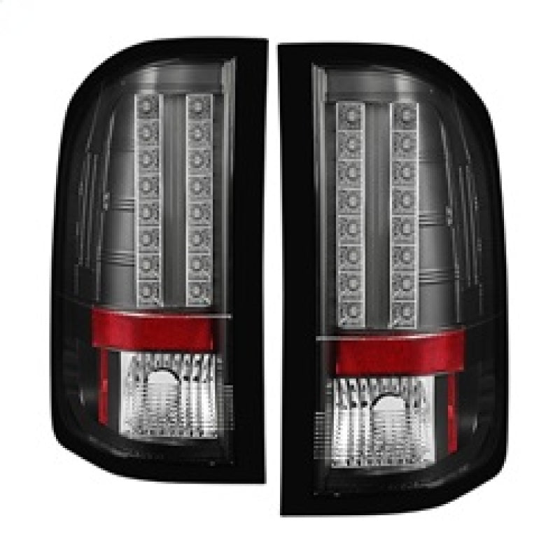 Load image into Gallery viewer, Spyder Chevy Silverado 07-13 LED Tail Lights Blk ALT-YD-CS07-LED-BK
