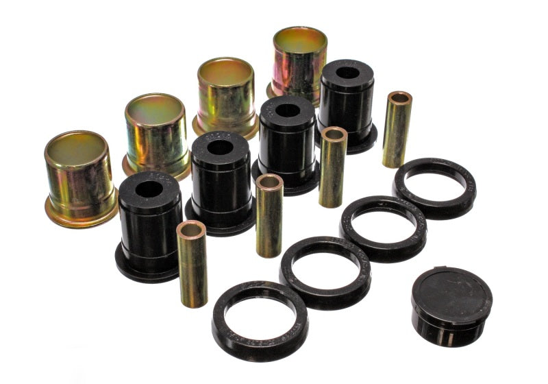 Load image into Gallery viewer, Energy Suspension Chevrolet/Pontiac Black Rear End Control Arm Bushing Set w/ Thrust Washer
