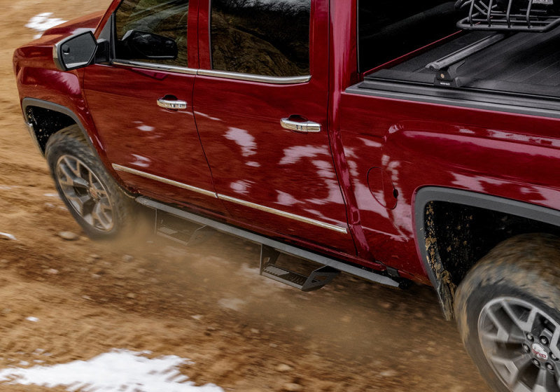 Load image into Gallery viewer, N-Fab Predator Pro 19-20 Chevy/GMC 1500 Crew Cab - Cab Length - Tex. Black
