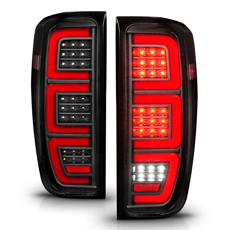 Load image into Gallery viewer, Anzo 19-23 GMC Sierra 1500/2500HD/3500HD Black Replacement Full LED Bar Tail Light
