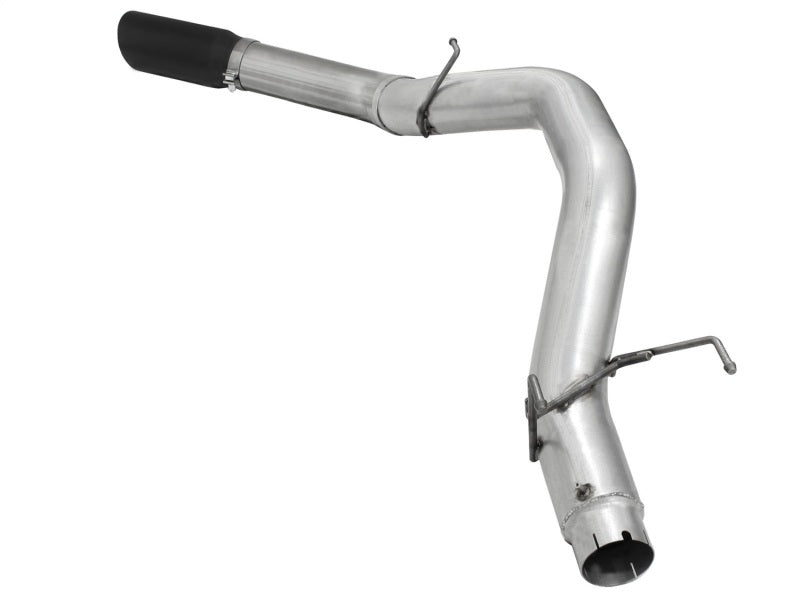 Load image into Gallery viewer, aFe MACHForce XP 5in DPF-Back SS Exhaust Dodge RAM 13-14 6.7L (td) Mega Cab w/ Black Tip
