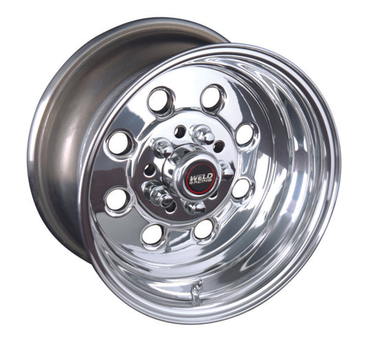 Weld Draglite 15x12 / 5x4.5 & 5x4.75 BP / 6.5in. BS Polished Wheel - Non-Beadlock