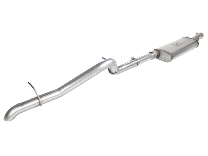Load image into Gallery viewer, aFe MACHForce XP Exhaust Cat-Back 3in SS-409 Hi-Tuck inRBin 12-14 Jeep Wrangler Unlimited V6 4Dr
