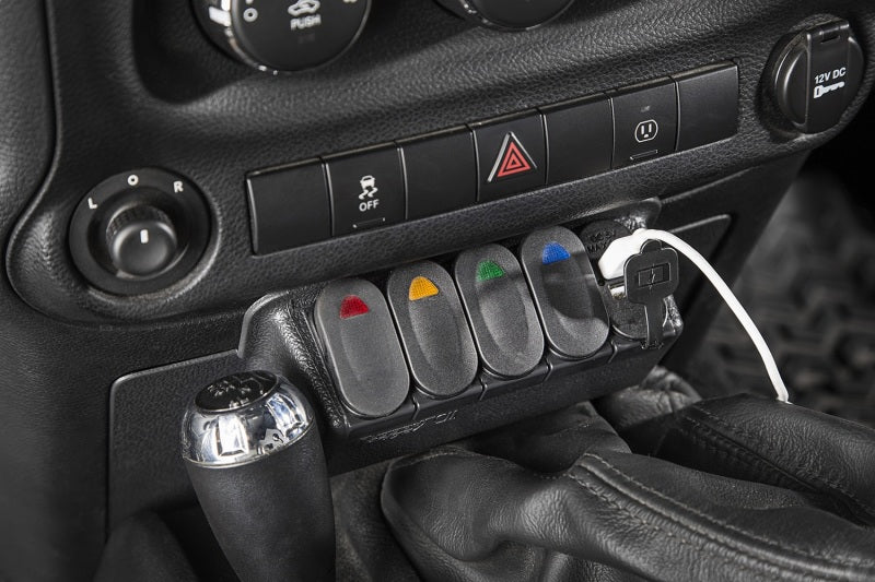 Load image into Gallery viewer, Rugged Ridge Lower Switch Panel Kit 11-18 Jeep Wrangler JK/JKU
