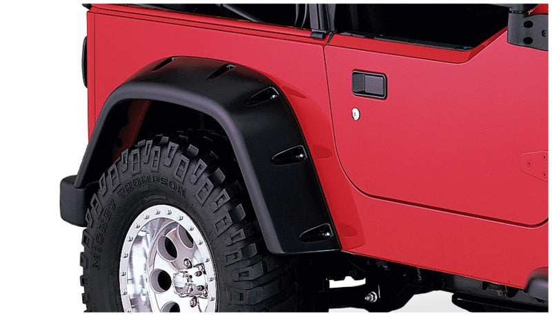 Load image into Gallery viewer, Bushwacker 97-06 Jeep TJ Max Pocket Style Flares 2pc - Black
