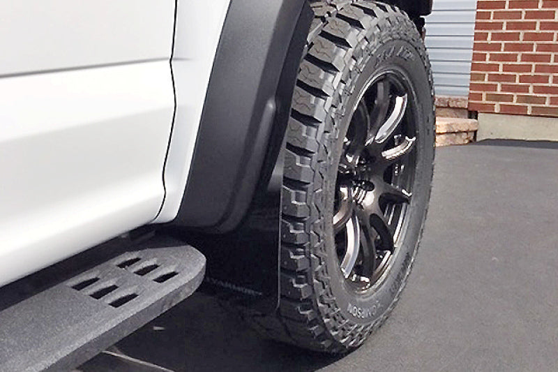 Load image into Gallery viewer, Rally Armor 17-20 Ford F-150 Raptor Black UR Mud Flap w/ Red Logo
