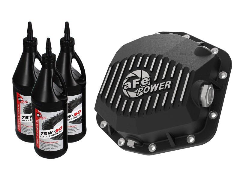 Load image into Gallery viewer, aFe Power Cover Diff Rear Machined w/ Gear Oil 2019 Ford Ranger (Dana M220)
