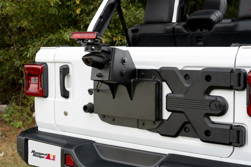 Load image into Gallery viewer, Rugged Ridge Spartacus HD Tire Carrier Wheel Mount 18-20 Jeep Wrangler JL
