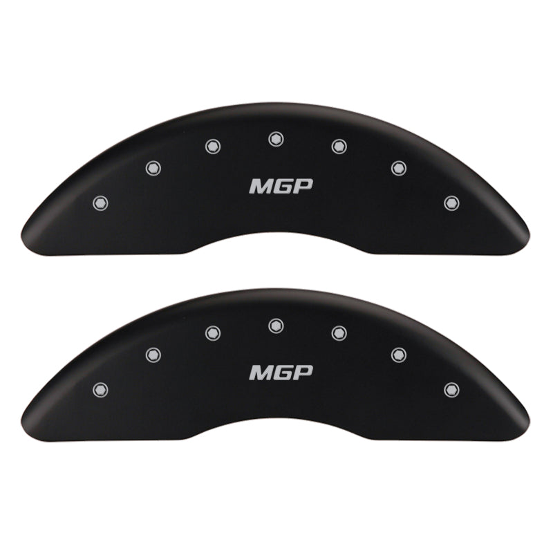 Load image into Gallery viewer, MGP 4 Caliper Covers Engraved Front &amp; Rear MGP Red finish silver ch
