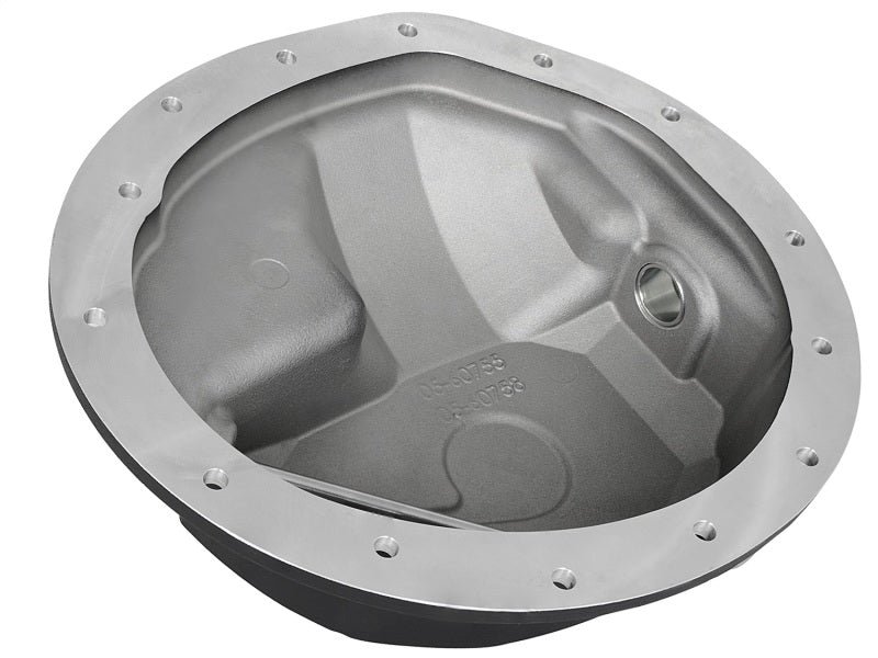 Load image into Gallery viewer, aFe Power Pro Series Rear Differential Cover Black w/Machined Fins 16-17 Nissan Titan XD(AAM 9.5-14)
