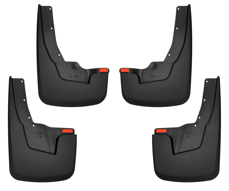 Load image into Gallery viewer, Husky Liners 19-22 RAM 1500 w/ OEM Fender Flares Custom-Molded Front &amp; Rear Mud Guards
