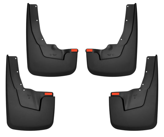 Husky Liners 19-22 RAM 1500 w/ OEM Fender Flares Custom-Molded Front & Rear Mud Guards