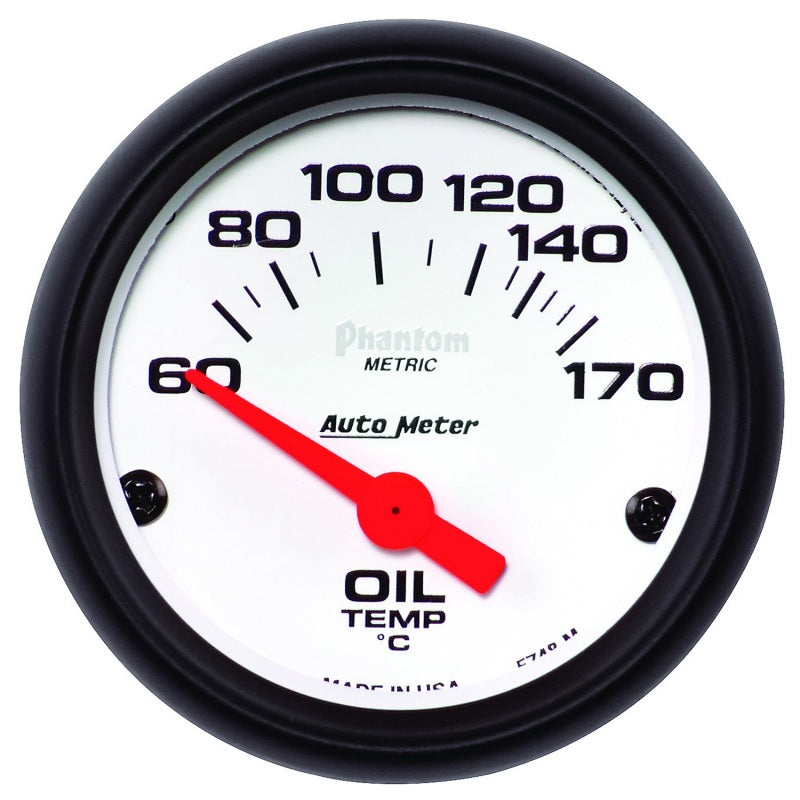 Load image into Gallery viewer, Autometer Phantom 2-1/16in 60-170 Deg F Electronic Oil Temperature Gauge
