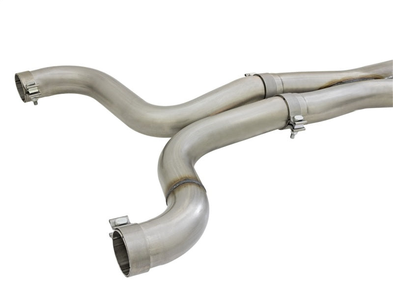 Load image into Gallery viewer, aFe MACHForce XP 3in 304 SS Axle-Back Dual Exhaust (NPP) w/ Polished Tips 16-17 Camaro SS V8-6.2L

