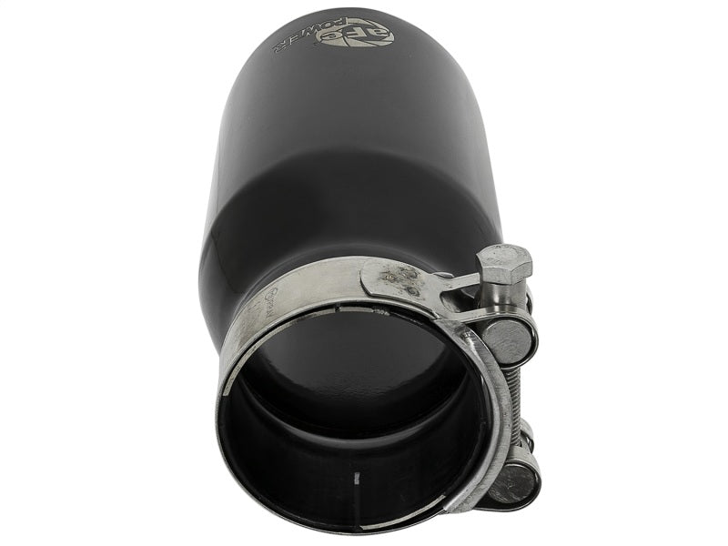 Load image into Gallery viewer, aFe MACH Force-Xp Universal 409 SS Single-Wall Clamp-On Exhaust Tip - Black

