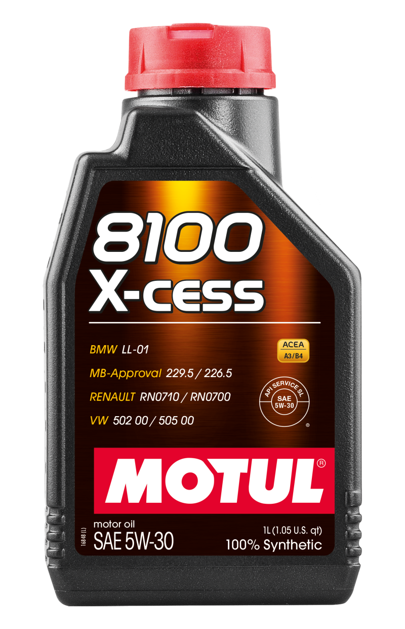 Load image into Gallery viewer, Motul Synthetic Engine Oil 8100 5W30 X-CESS 1L
