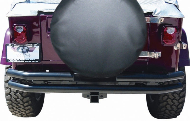 Load image into Gallery viewer, Rampage 1976-1983 Jeep CJ5 Double Tube Rear Bumper - Black
