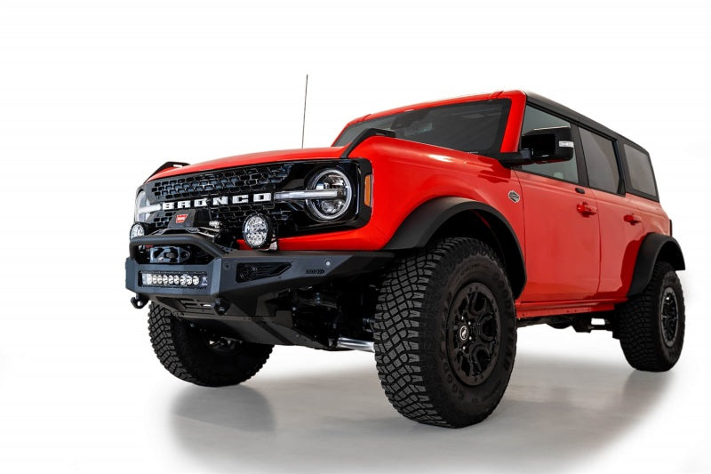 Load image into Gallery viewer, Addictive Desert Designs 2021+ Ford Bronco Rock Fighter Front Bumper - Hammer Black

