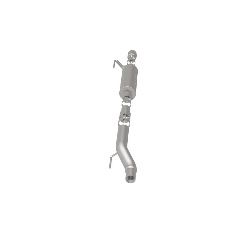 Load image into Gallery viewer, MagnaFlow Cat-Back, SS, 2.5/3in, Turn Down In Front Rear Tire 2015 Ford F150 5.0L V8 Ext Cab

