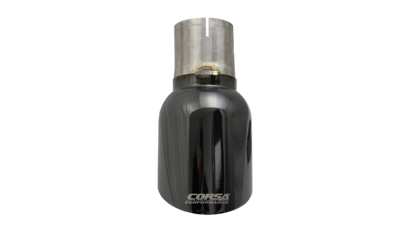 Load image into Gallery viewer, Corsa Single Universal 2.75in Inlet / 4.5in Outlet Black PVD Pro-Series Tip Kit
