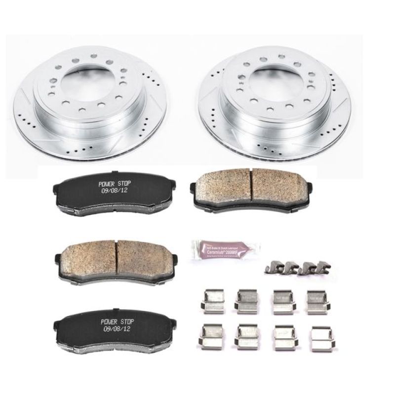 Load image into Gallery viewer, Power Stop 10-19 Lexus GX460 Rear Z23 Evolution Sport Brake Kit
