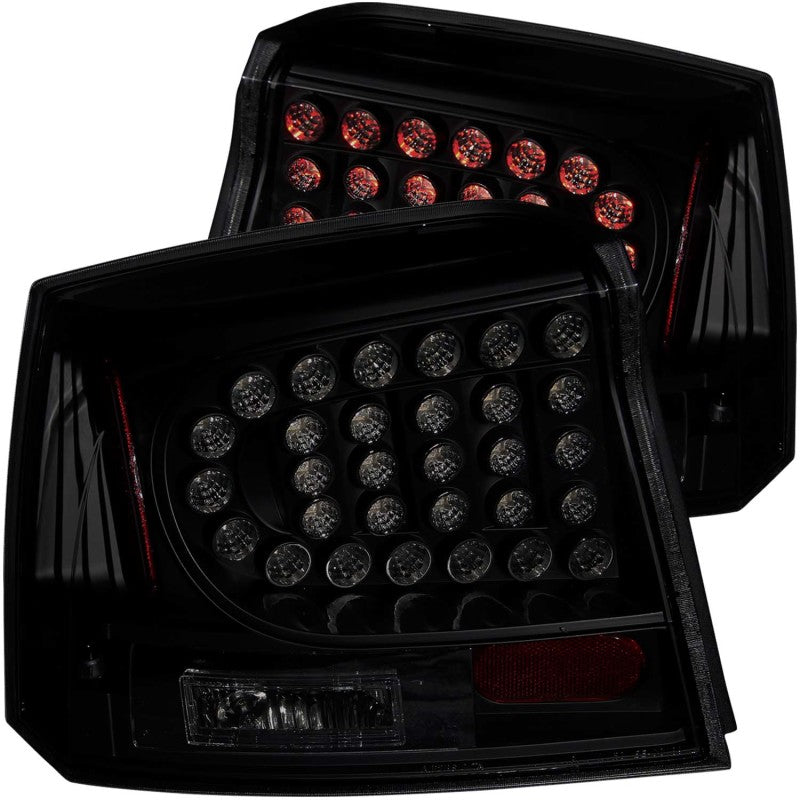 Load image into Gallery viewer, ANZO 2006-2008 Dodge Charger LED Taillights Dark Smoke
