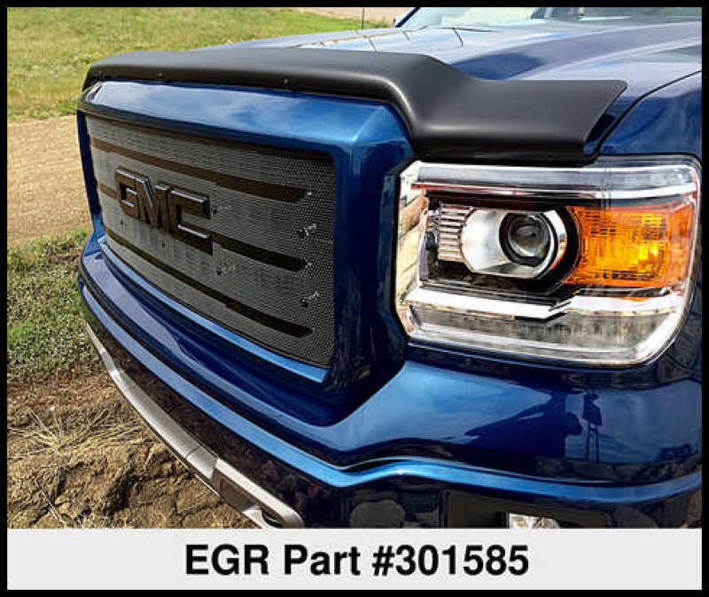 Load image into Gallery viewer, EGR 14+ GMC Sierra Superguard Hood Shield - Matte (301585)
