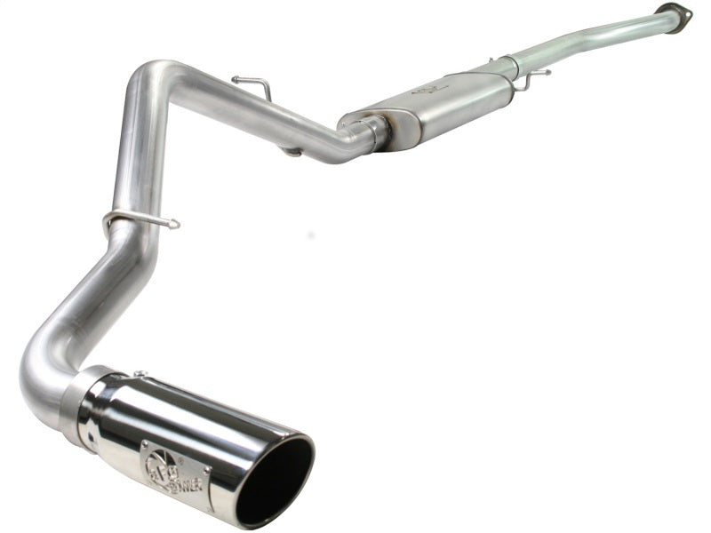 Load image into Gallery viewer, aFe MACHForce XP Exhaust SS-409 Cat-Back w/ 304SS Polished Tip 04-07 GM Trucks 1500 V6/V8
