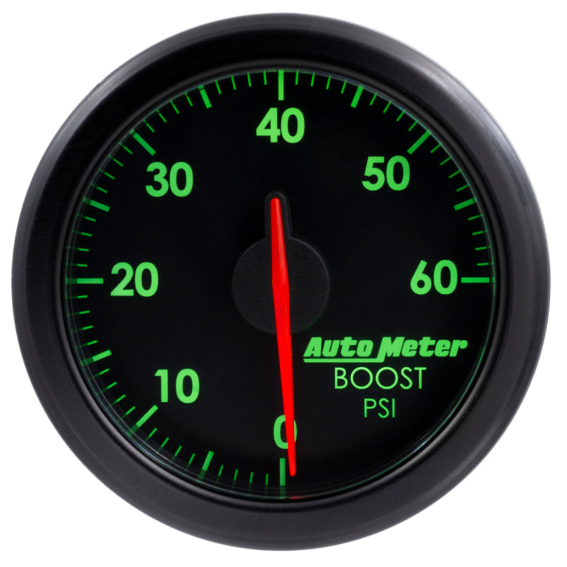 Load image into Gallery viewer, Autometer Airdrive 2-1/6in Boost Gauge 0-60 PSI - Black
