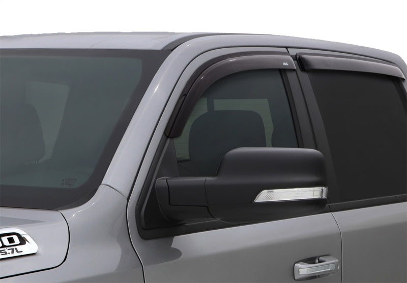 Load image into Gallery viewer, AVS 2019 RAM 1500 Crew Cab Ventvisor Outside Mount Front &amp; Rear Window Deflectors 4pc - Smoke
