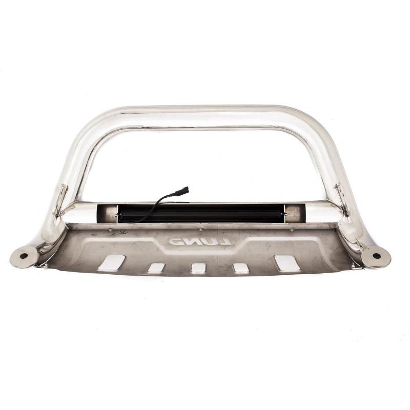 Load image into Gallery viewer, Lund 11-16 Ford F-250 Super Duty Bull Bar w/Light &amp; Wiring - Polished
