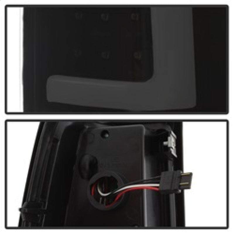 Load image into Gallery viewer, xTune Chevy Silverado 1500/2500/3500 99-02 Version 3 Tail Lights Black Smoke ALT-ON-CS99V3-LBLED-BSM
