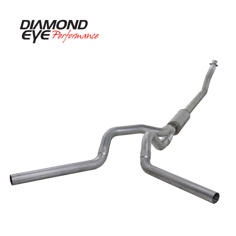 Load image into Gallery viewer, Diamond Eye KIT 4in Turbo Back DUAL AL: 94-02 DODGE CUMMINS 5.9L
