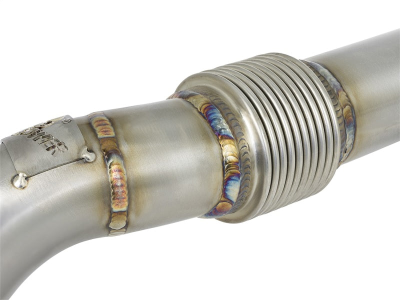 Load image into Gallery viewer, aFe Twisted Steel Power Package Up-Pipes / Manifold 08-10 Ford Diesel Trucks V8 6.4L (td)
