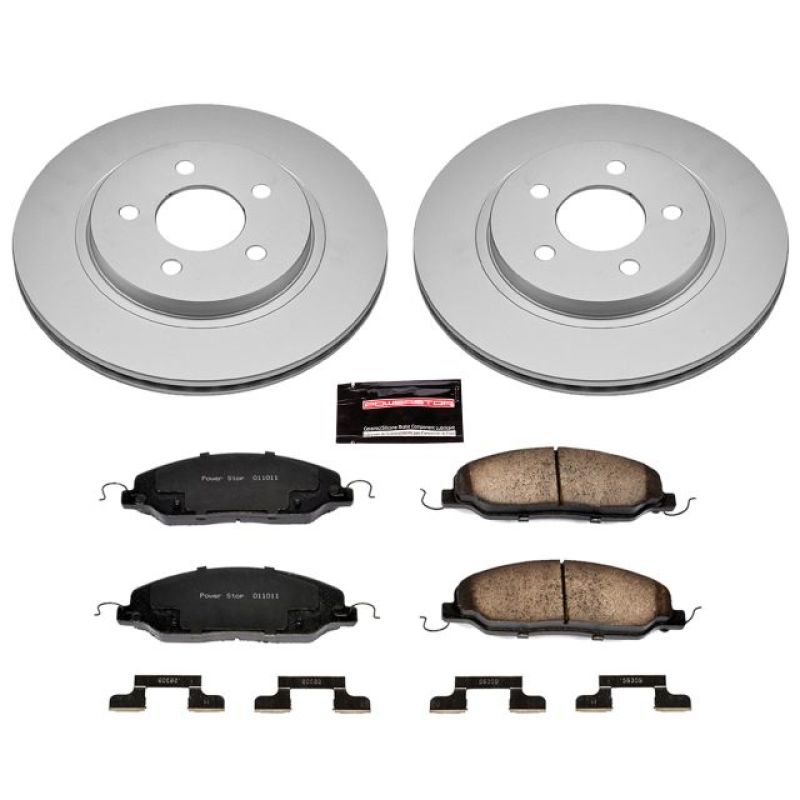 Load image into Gallery viewer, Power Stop 05-11 Ford Mustang Rear Z17 Evolution Geomet Coated Brake Kit
