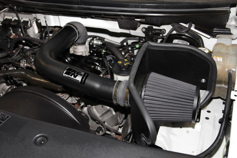 Load image into Gallery viewer, K&amp;N 04-08 Ford F150 V8-5.4L/04-07 Ford Lobo 5.4L V8 Blackhawk Perf Intake Kit
