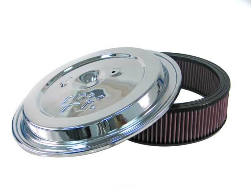 Load image into Gallery viewer, K&amp;N Replacement Air Filter w/ Chrome Top - W/E-1500 K&amp;N Logo
