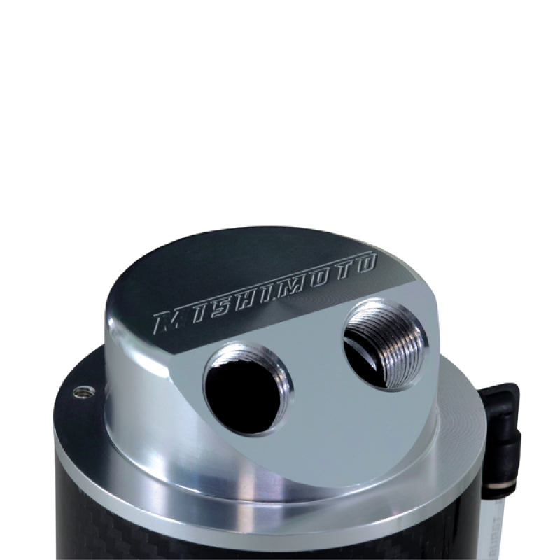 Load image into Gallery viewer, Mishimoto Carbon Fiber Oil Catch Can 10mm Fittings
