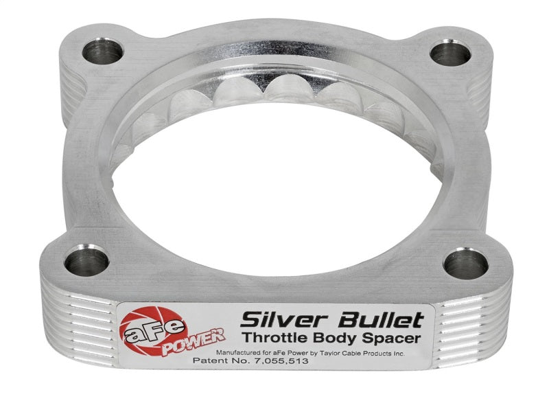Load image into Gallery viewer, aFe Silver Bullet Throttle Body Spacers TBS 10-16 Nissan Patrol (Y62) V8-5.6L (320hp)
