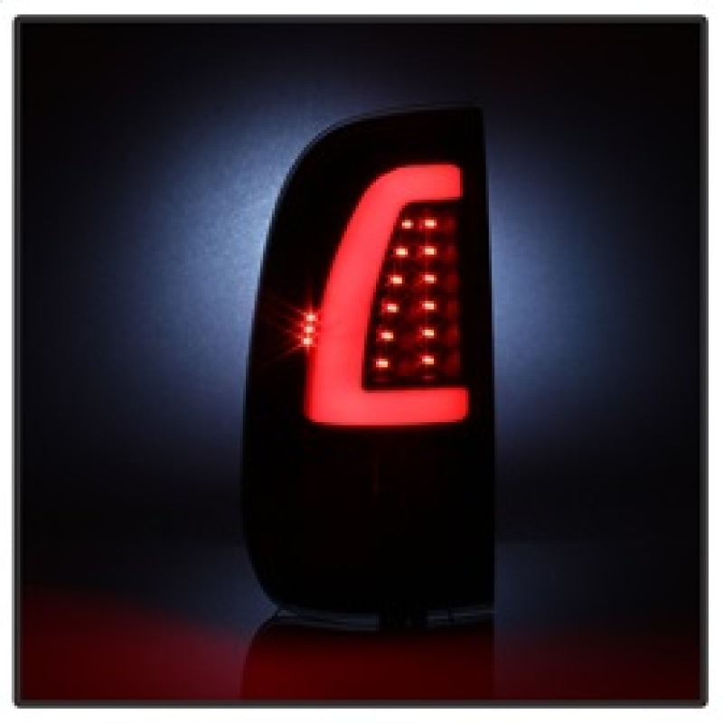 Load image into Gallery viewer, xTune 97-03 Ford F-150 Light Bar LED Tail Lights - Black Smoke (ALT-ON-FF15097-LBLED-BSM)
