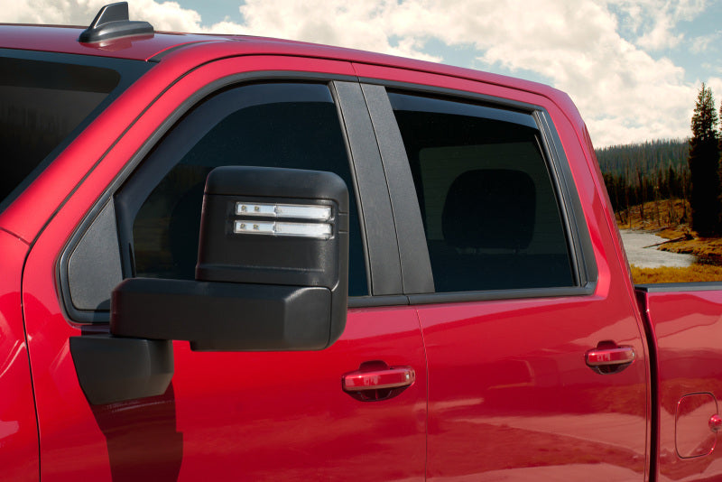 Load image into Gallery viewer, EGR 2019 Chevy 1500 Crew Cab In-Channel Window Visors - Matte Black
