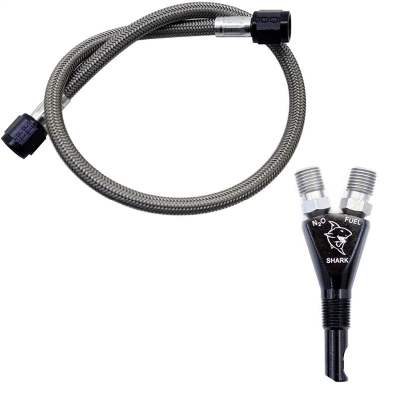 Load image into Gallery viewer, Nitrous Express Shark SHO 400 HP EFI Nozzle w/2ft SHO Hose
