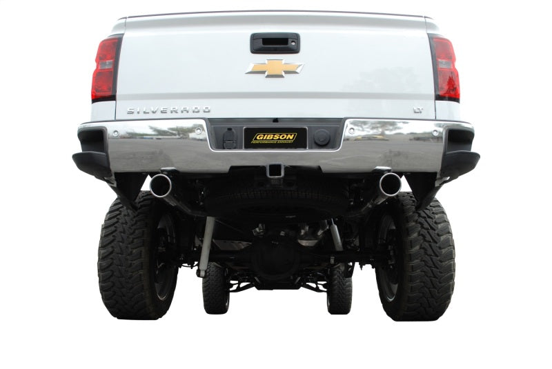 Load image into Gallery viewer, Gibson 14-18 Chevrolet Silverado 1500 LTZ 6.2L 3.5in/2.25in Cat-Back Dual Split Exhaust - Stainless
