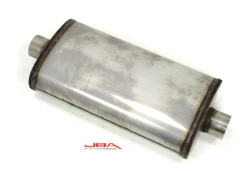 Load image into Gallery viewer, JBA Universal Dual Core 304SS Muffler 22x11x6 3in Inlet Diameter
