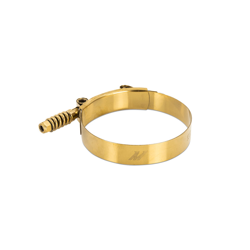 Load image into Gallery viewer, Mishimoto 3 Inch Stainless Steel Constant Tension T-Bolt Clamp - Gold
