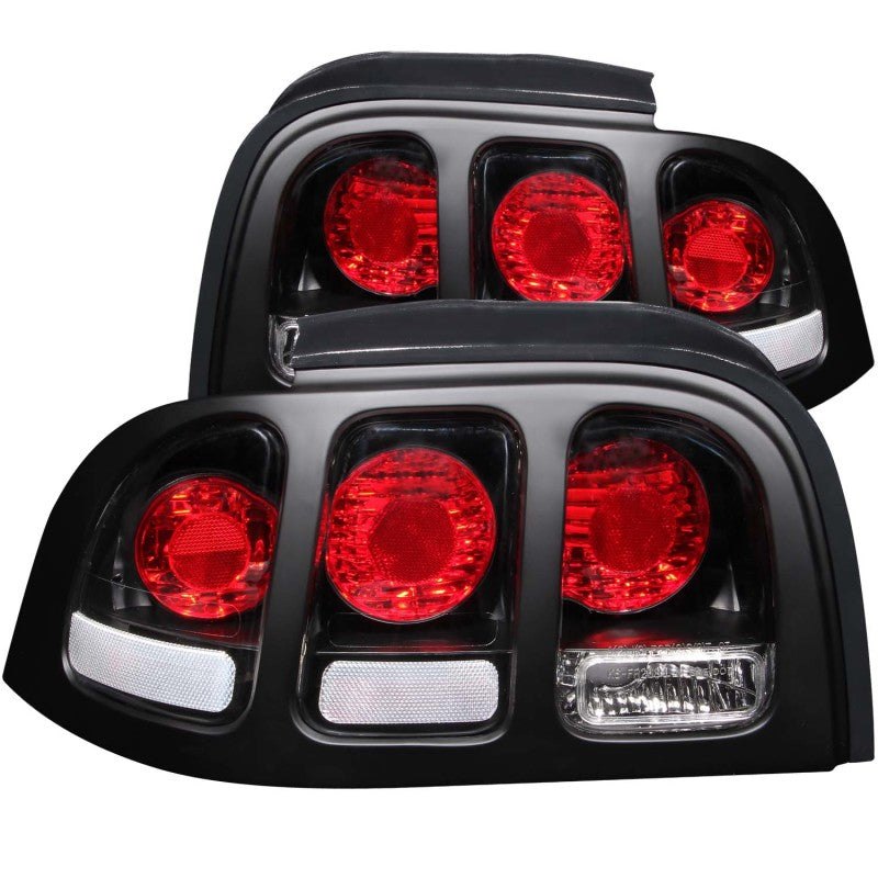 Load image into Gallery viewer, ANZO 1994-1998 Ford Mustang Taillights Black
